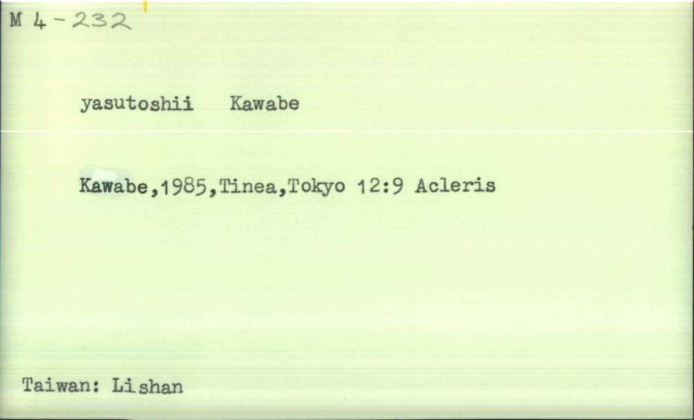 front of card